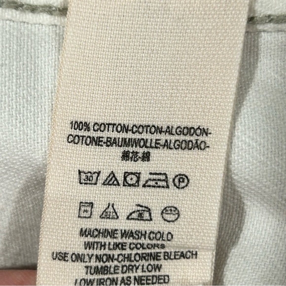 FREE PEOPLE White Distressed Denim Jacket in Women's Size Small - Picture 7 of 9